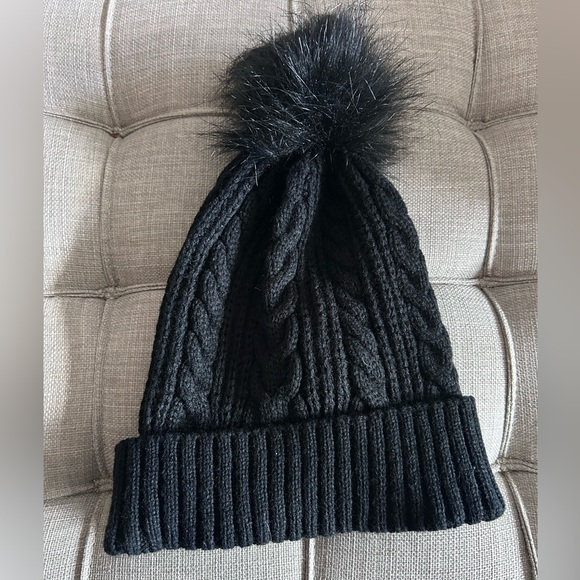 J. Crew Accessories - J. Crew Black Knit Beanie